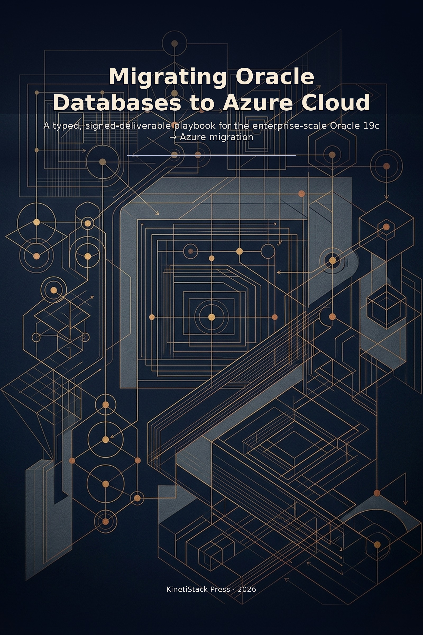 Cover of Migrating Oracle Databases to Azure Cloud (KinetiStack™ Press, 2026)